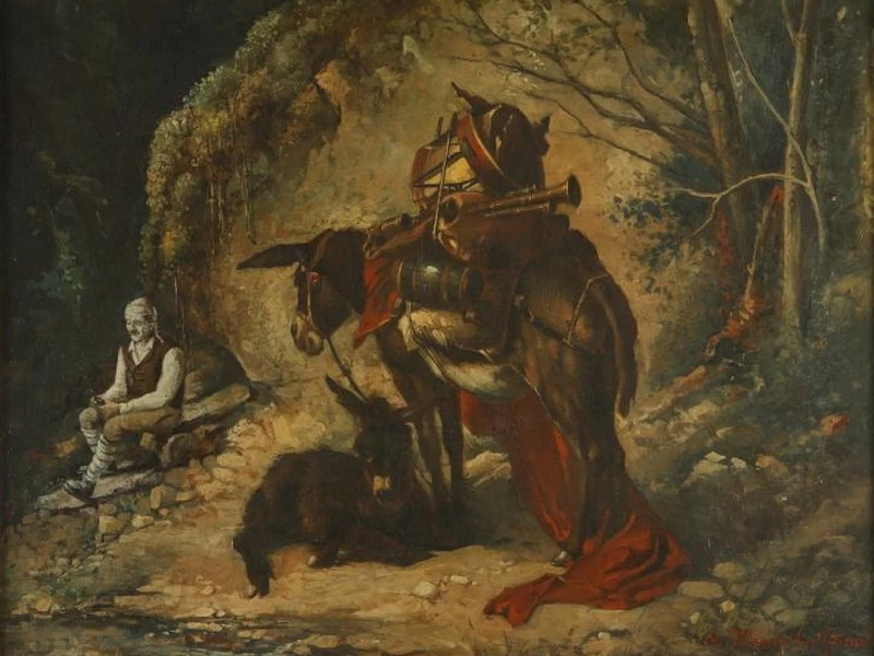 1857-Raffaele Armando Califano Mundo - Musicista itinerante